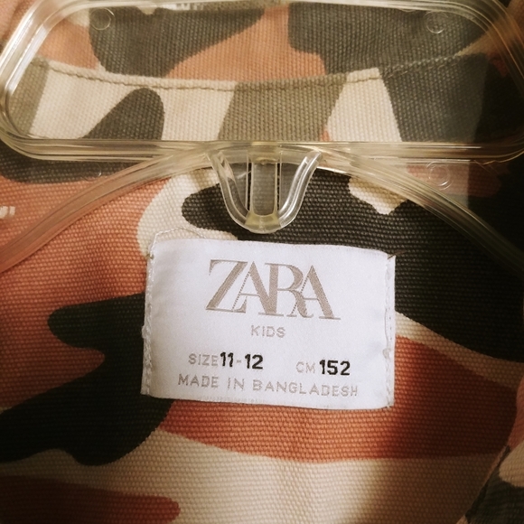 Zara unisex kids army jacket - Picture 3 of 3